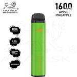 Load image into Gallery viewer, ARABISK AR 1600 PUFFS 50MG - APPLE PINEAPPLE Arabisk Vape
