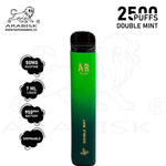 Load image into Gallery viewer, ARABISK AR PLUS 2500 PUFFS 50MG - DOUBLE MINT Arabisk Vape
