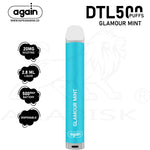 Load image into Gallery viewer, AGAIN DTL 500 PUFFS 20MG - GLAMOUR MINT Again
