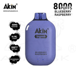 Load image into Gallery viewer, AKIN LEGEND 8000 PUFFS 30MG - BLUEBERRY RASPBERRY 
