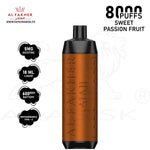 Load image into Gallery viewer, AL FAKHER CROWN BAR 8000 PUFFS 5 MG - SWEET PASSIONFRUIT AL FAKHER

