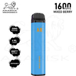 Load image into Gallery viewer, ARABISK AR 1600 PUFFS 20MG - MIXED BERRY Arabisk Vape
