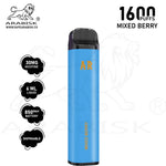 Load image into Gallery viewer, ARABISK AR 1600 PUFFS 30MG - MIXED BERRY Arabisk Vape
