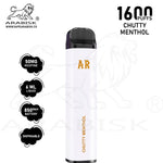 Load image into Gallery viewer, ARABISK AR 1600 PUFFS 50MG - CHUTTY MENTHOL Arabisk Vape
