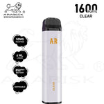 Load image into Gallery viewer, ARABISK AR 1600 PUFFS 50MG - CLEAR Arabisk Vape
