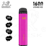 Load image into Gallery viewer, ARABISK AR 1600 PUFFS 50MG - LYCHEE ICE Arabisk Vape
