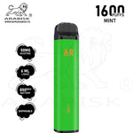 Load image into Gallery viewer, ARABISK AR 1600 PUFFS 50MG - MINT Arabisk Vape
