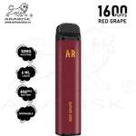 Load image into Gallery viewer, ARABISK AR 1600 PUFFS 50MG - RED GRAPE Arabisk Vape
