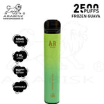 Load image into Gallery viewer, ARABISK AR PLUS 2500 PUFFS 50MG - FROZEN GUAVA Arabisk Vape
