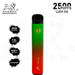 Load image into Gallery viewer, ARABISK AR PLUS 2500 PUFFS 50MG - LUSH ICE Arabisk Vape
