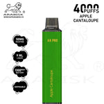Load image into Gallery viewer, ARABISK AR PRO 4000 PUFFS 50MG - APPLE CANTALOUPE Arabisk Vape
