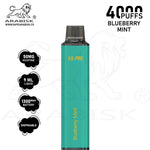 Load image into Gallery viewer, ARABISK AR PRO 4000 PUFFS 50MG - BLUEBERRY MINT Arabisk Vape
