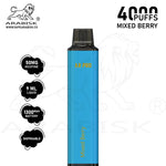 Load image into Gallery viewer, ARABISK AR PRO 4000 PUFFS 50MG - MIXED BERRY Arabisk Vape
