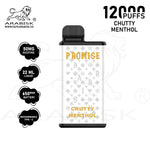Load image into Gallery viewer, ARABISK PROMISE 12000 PUFFS 50MG  RECHARGEABLE - CHUTTY MENTHOL Arabisk Vape
