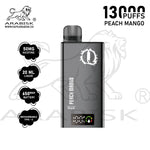 Load image into Gallery viewer, ARABISK Q 13000 PUFFS 50MG  RECHARGEABLE - PEACH MANGO 
