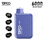 Load image into Gallery viewer, BECO PRO 6000 PUFFS 20MG - BLUE RAZZ Beco

