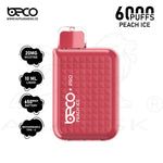 Load image into Gallery viewer, BECO PRO 6000 PUFFS 20MG - PEACH ICE Beco
