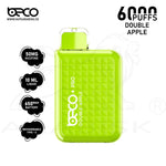 Load image into Gallery viewer, BECO PRO 6000 PUFFS 50MG - DOUBLE APPLE Beco
