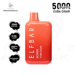 Load image into Gallery viewer, ELF BAR BC5000 PUFFS 20MG - CUBA CIGAR Elf Bar
