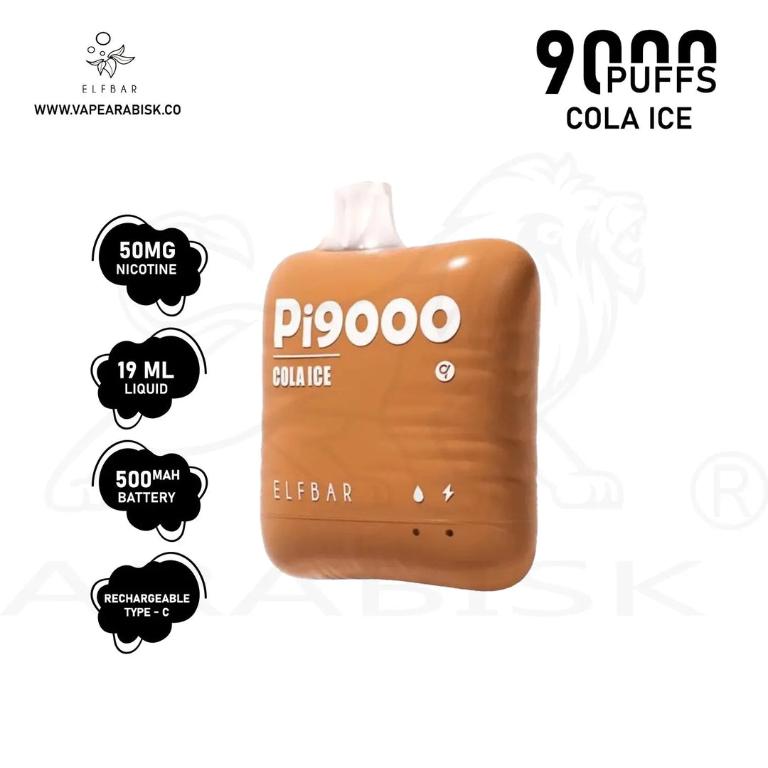 ELF BAR PI9000 PUFFS 50MG - COLA ICE Elf Bar