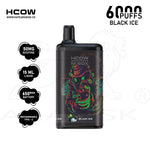 Load image into Gallery viewer, HCOW MBOX 6000 PUFFS 50MG - BLACK ICE HCOW
