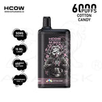 Load image into Gallery viewer, HCOW MBOX 6000 PUFFS 50MG - COTTON CANDY HCOW
