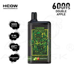 Load image into Gallery viewer, HCOW MBOX 6000 PUFFS 50MG - DOUBLE APPLE HCOW
