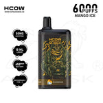Load image into Gallery viewer, HCOW MBOX 6000 PUFFS 50MG - MANGO ICE HCOW
