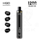 Load image into Gallery viewer, HQD CUVIE PLUS 1200 PUFFS 50MG - BLACK ICE HQD
