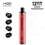 Load image into Gallery viewer, HQD CUVIE PLUS 1200 PUFFS 50MG - CHERRY POMEGRANATE HQD

