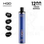 Load image into Gallery viewer, HQD CUVIE PLUS 1200 PUFFS 50MG - FRESH BERRIES HQD
