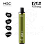 Load image into Gallery viewer, HQD CUVIE PLUS 1200 PUFFS 50MG - MANGO ICE HQD
