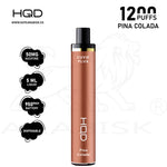 Load image into Gallery viewer, HQD CUVIE PLUS 1200 PUFFS 50MG - PINA COLADA HQD

