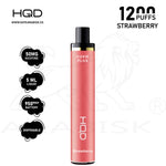 Load image into Gallery viewer, HQD CUVIE PLUS 1200 PUFFS 50MG - STRAWBERRY HQD
