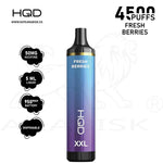 Load image into Gallery viewer, HQD XXL 4500 PUFFS 50MG - FRESH BERRIES HQD
