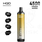 Load image into Gallery viewer, HQD XXL 4500 PUFFS 50MG - FROZEN MANGO HQD
