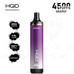 Load image into Gallery viewer, HQD XXL 4500 PUFFS 50MG - GRAPEY HQD
