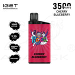 Load image into Gallery viewer, IGET BAR 3500 PUFFS 50MG - CHERRY BLUEBERRY IGET BAR
