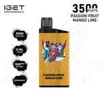 Load image into Gallery viewer, IGET BAR 3500 PUFFS 50MG - PASSIONFRUIT MANGO LIME IGET BAR
