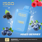Load image into Gallery viewer, ISGO BAR - MIXED BERRIES 10000 PUFFS 50mg ISGO