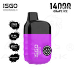 Load image into Gallery viewer, ISGO VEGAS 14000 PUFFS 20MG - GRAPE ICE 
