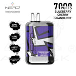 Load image into Gallery viewer, NERD BAR DIAMOND EDITION 7000 PUFFS 20MG - BLUEBERRY CHERRY CRANBERRY 
