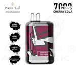 Load image into Gallery viewer, NERD BAR DIAMOND EDITION 7000 PUFFS 20MG - CHERRY COLA 
