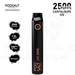 Load image into Gallery viewer, PODSALT GO 2500 PUFFS 20MG - CANTALOUPE ICE Pod Salt

