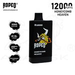 Load image into Gallery viewer, RODEO R 12000 PUFFS 50MG - HONEYCOMB HEAVEN RODEO
