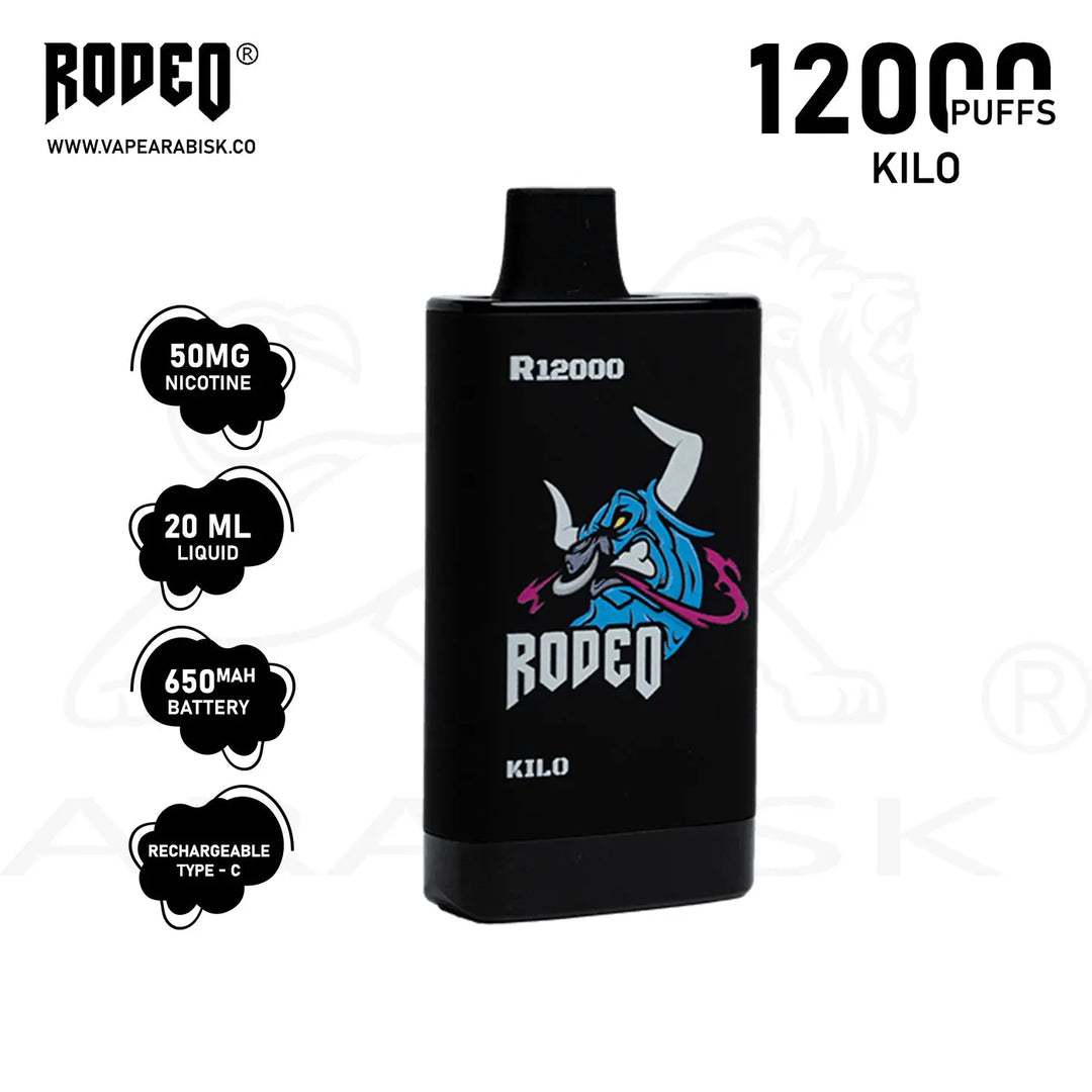 RODEO R 12000 PUFFS 50MG - KILO RODEO
