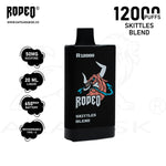 Load image into Gallery viewer, RODEO R 12000 PUFFS 50MG - SKITTLES BLEND RODEO
