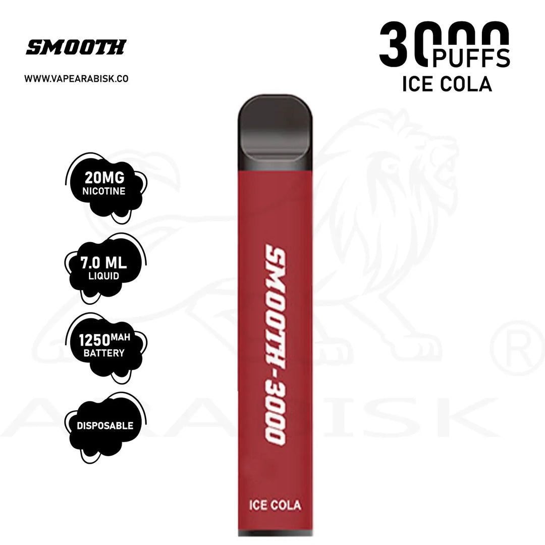 SMOOTH 3000 PUFFS 20MG - ICE COLA Smooth