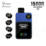 Load image into Gallery viewer, SNOW WOLF SMART IC 15000 PUFFS 20 MG - MIX BERRY ICE Snow Wolf
