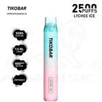 Load image into Gallery viewer, TIKOBAR LUX 2500 PUFFS 50MG - LYCHEE ICE TIKOVapes
